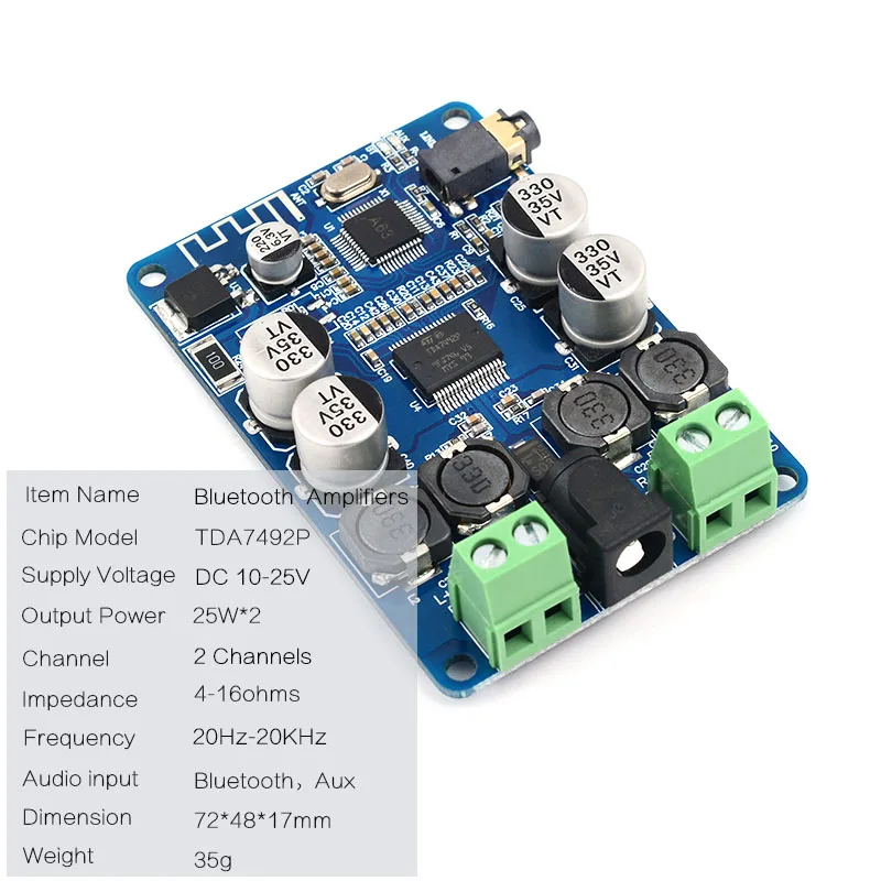 CIRMECH TDA7492 усилитель 2 0 каналов беспроводная связь Bluetooth динамик цифровая плата