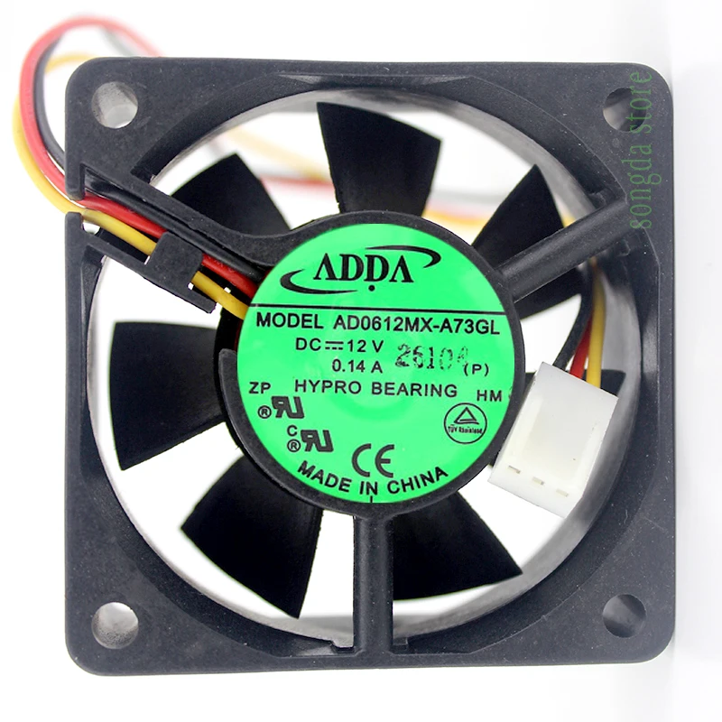 ADDA AD0612MX A73GL 6 см DC 12V 0.14A 6025 60x60x25mm вентилятор охлаждения|Кулеры и системы охлаждения