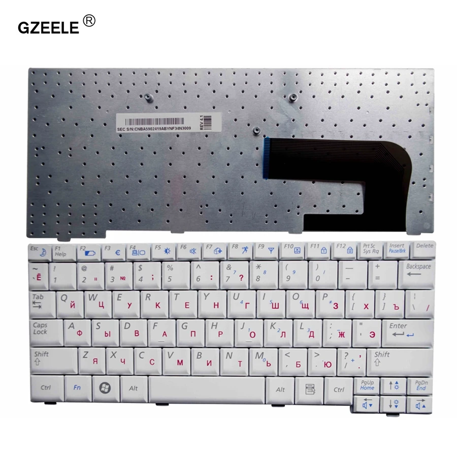 GZEELE русская новая клавиатура для ноутбука Samsung NP-NC10 ND10 NC10 N110 N130 NP-N130 N128 NP-N128 белая