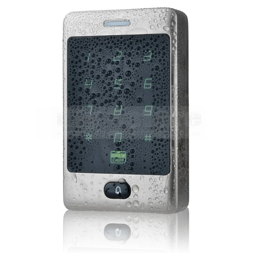 DIYSECUR Waterproof 125KHz RFID Card Reader Touch Panel Metal Case Password Keypad For Access Control System Kit
DIYSECUR Waterproof 125KHz RFID Card Reader Touch Panel Metal Case Password Keypad For Access Control System Kit