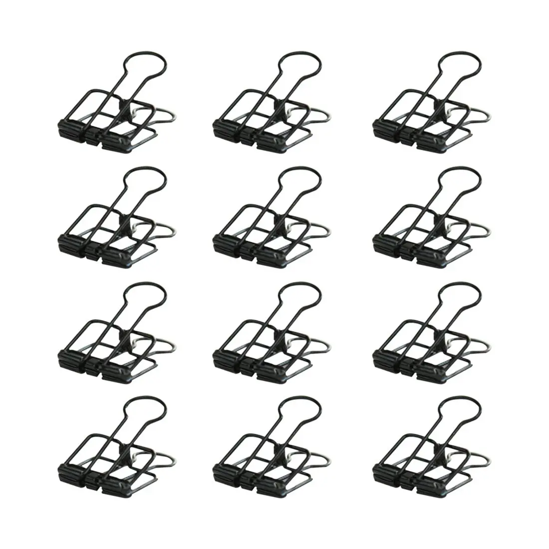 Creative Wire Binder Metal Paper Clips Small with Good Elasticity Strong Grip Document Clip for Office (Black)
Creative Wire Binder Metal Paper Clips Small with Good Elasticity Strong Grip Document Clip for Office (Black)