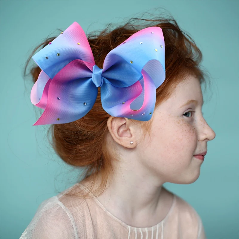 4Pcs Huge 7 inch Rainbow Hair Bow Clips Kids Girls Hair Accessories Hair Clips Women Fashion Hairband Headwear Drop Shipping
4Pcs Huge 7 inch Rainbow Hair Bow Clips Kids Girls Hair Accessories Hair Clips Women Fashion Hairband Headwear Drop Shipping