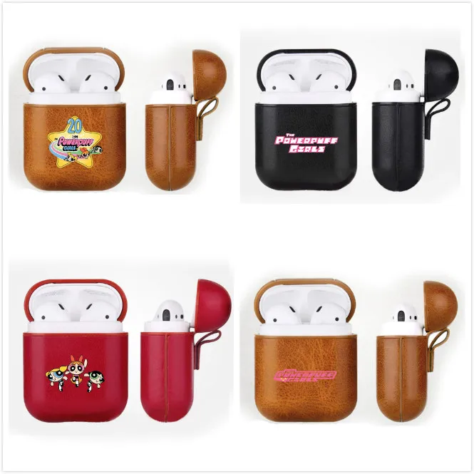 Powerpuff девушки цветут/пузыри/Buttercup кожа Bluetooth беспроводной Чехол для гарнитуры Apple