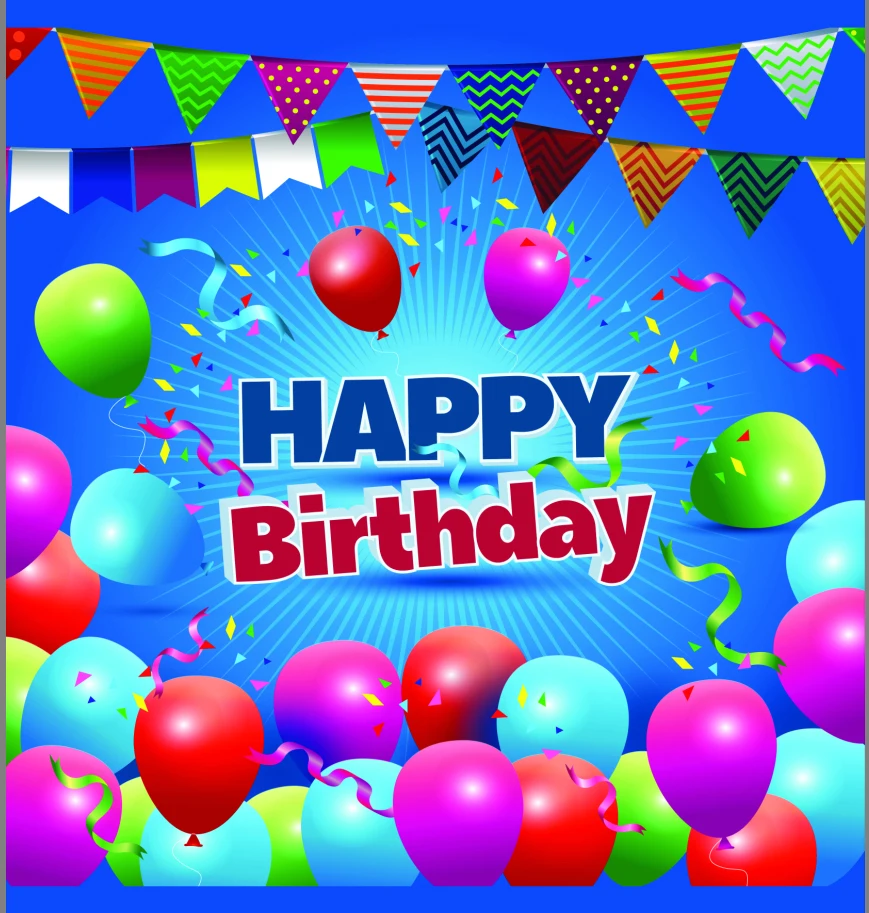8x8FT Happy Birthday Colorful Balloons Ribbons Flags Pennants Custom Photography Studio Background Backdrop Vinyl 240cm x 240cm
8x8FT Happy Birthday Colorful Balloons Ribbons Flags Pennants Custom Photography Studio Background Backdrop Vinyl 240cm x 240cm