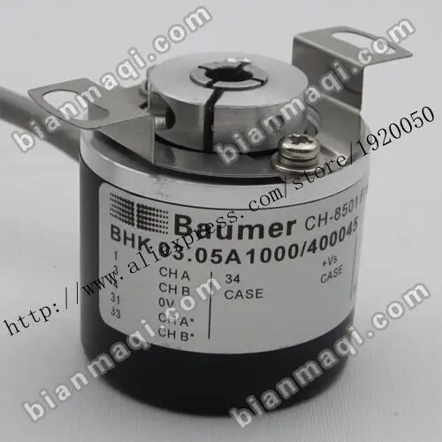 BHK 03.05A1000 / 400045 Baumer фотоэлектрический роторный энкодер 1000 линий|encoder iptv|encoder shaftline
