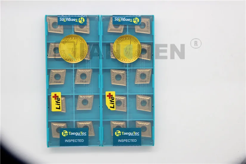 Токарные инструменты TaeguTec,10 шт./лот, CNMG160608-MT TT8125 CNMG160608 MT TT8125, карбидная вставка, торцевая фреза, токарные инструменты, резак, инструмент для ЧПУ
Токарные инструменты TaeguTec,10 шт./лот, CNMG160608-MT TT8125 CNMG160608 MT TT8125, карбидная вставка, торцевая фреза, токарные инструменты, резак, инструмент для ЧПУ