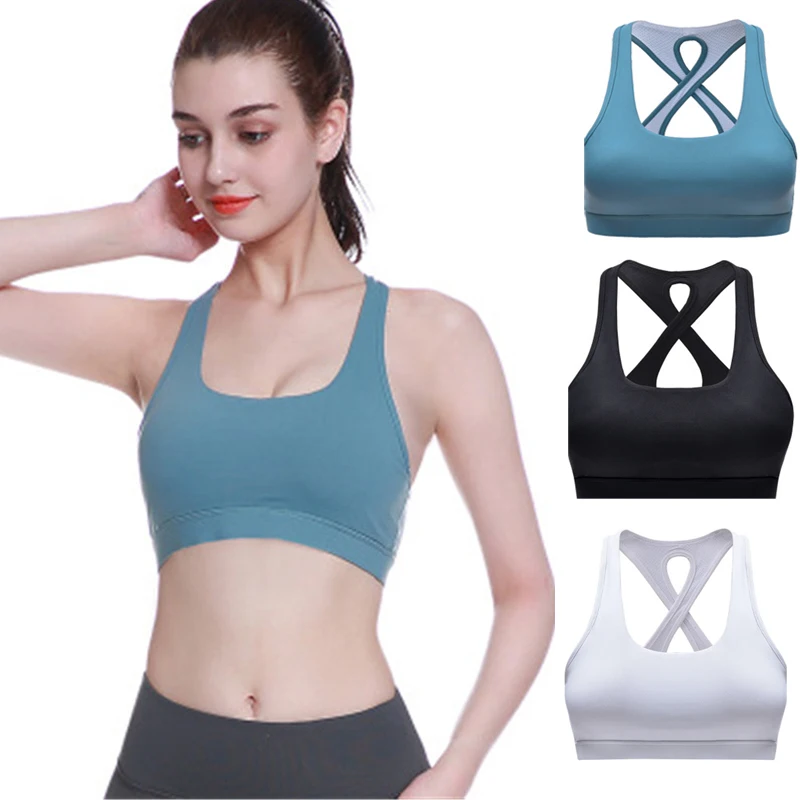 Sexy Hollow Sports Bra High Stretch Breathable Top Fitness Women Push Up Padded Running Yoga Gym Seamless Sport Bra Female
Sexy Hollow Sports Bra High Stretch Breathable Top Fitness Women Push Up Padded Running Yoga Gym Seamless Sport Bra Female