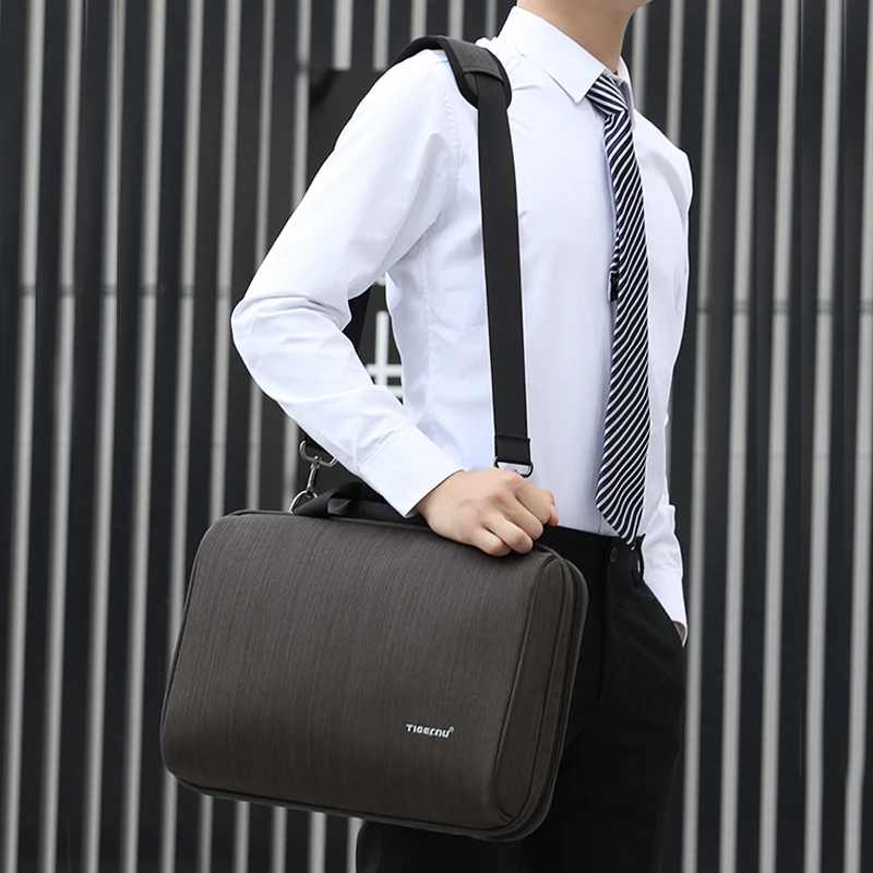 Tigernu Men Business Handbag Messenger Bag Fits 13.1"Laptop Bag Male Casual Men Travel Shoulder Bag Men's Briefcases 300D Oxford
Tigernu Men Business Handbag Messenger Bag Fits 13.1"Laptop Bag Male Casual Men Travel Shoulder Bag Men's Briefcases 300D Oxford