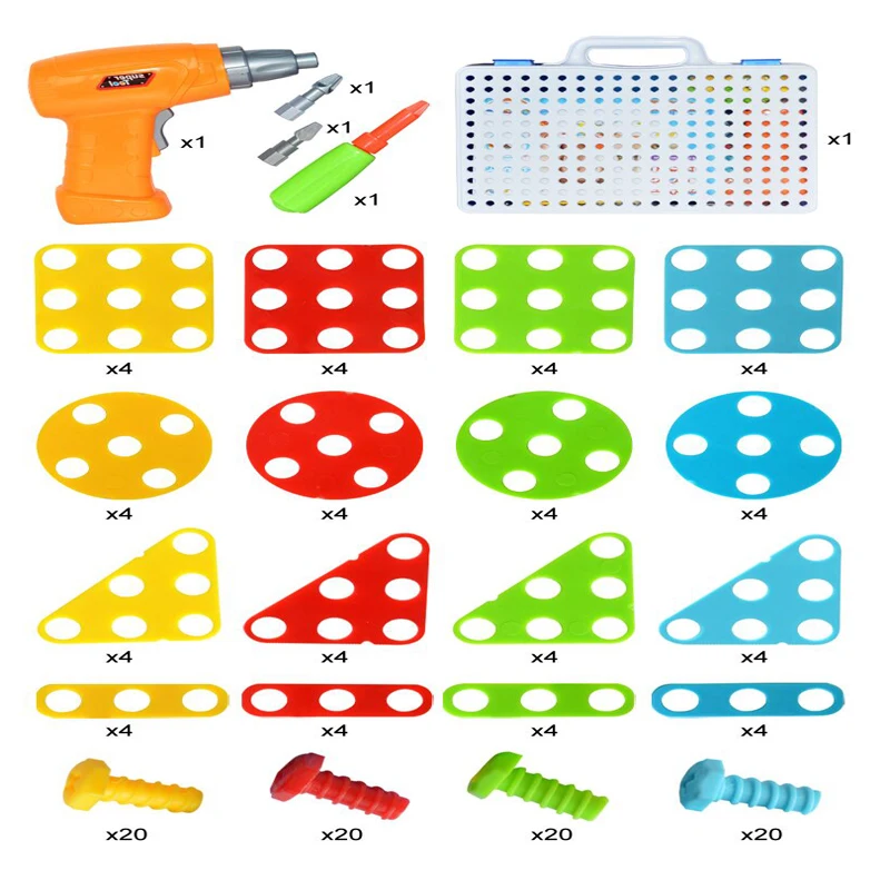 Children Toys Electric Drill Nut Disassembly Match Tool Educational Toys Assembled Blocks Sets Toys For Boys Design Building Toy
Children Toys Electric Drill Nut Disassembly Match Tool Educational Toys Assembled Blocks Sets Toys For Boys Design Building Toy