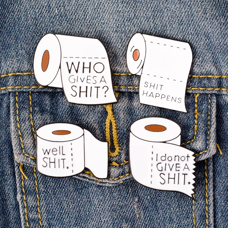 Toilet Paper Soft Enamel Pin Funny Brooches for Friend Punk Icon Lapel Pins Badge Backpacks Button Jewelry Gift Wholesale
Toilet Paper Soft Enamel Pin Funny Brooches for Friend Punk Icon Lapel Pins Badge Backpacks Button Jewelry Gift Wholesale