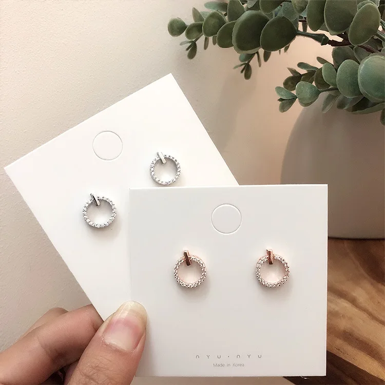 2019 Hot Sale Full Rhinestone Round Stud Earrings For Girl Temperature Simple Style Circle Pendientes Fashion Boucle D oreille
2019 Hot Sale Full Rhinestone Round Stud Earrings For Girl Temperature Simple Style Circle Pendientes Fashion Boucle D oreille