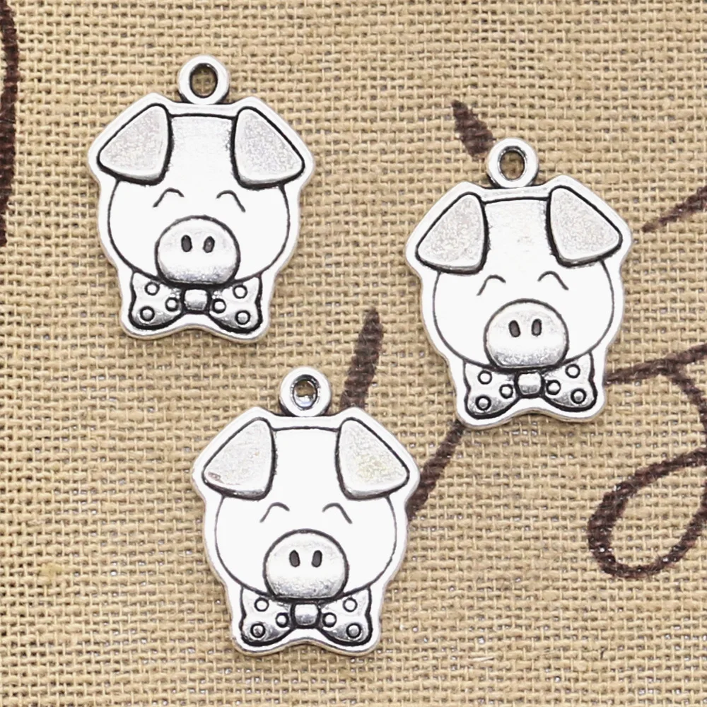 8pcs Charms Pig 20x15mm Antique Making Pendant fit,Vintage Tibetan Bronze Silver color,DIY Handmade Jewelry
8pcs Charms Pig 20x15mm Antique Making Pendant fit,Vintage Tibetan Bronze Silver color,DIY Handmade Jewelry