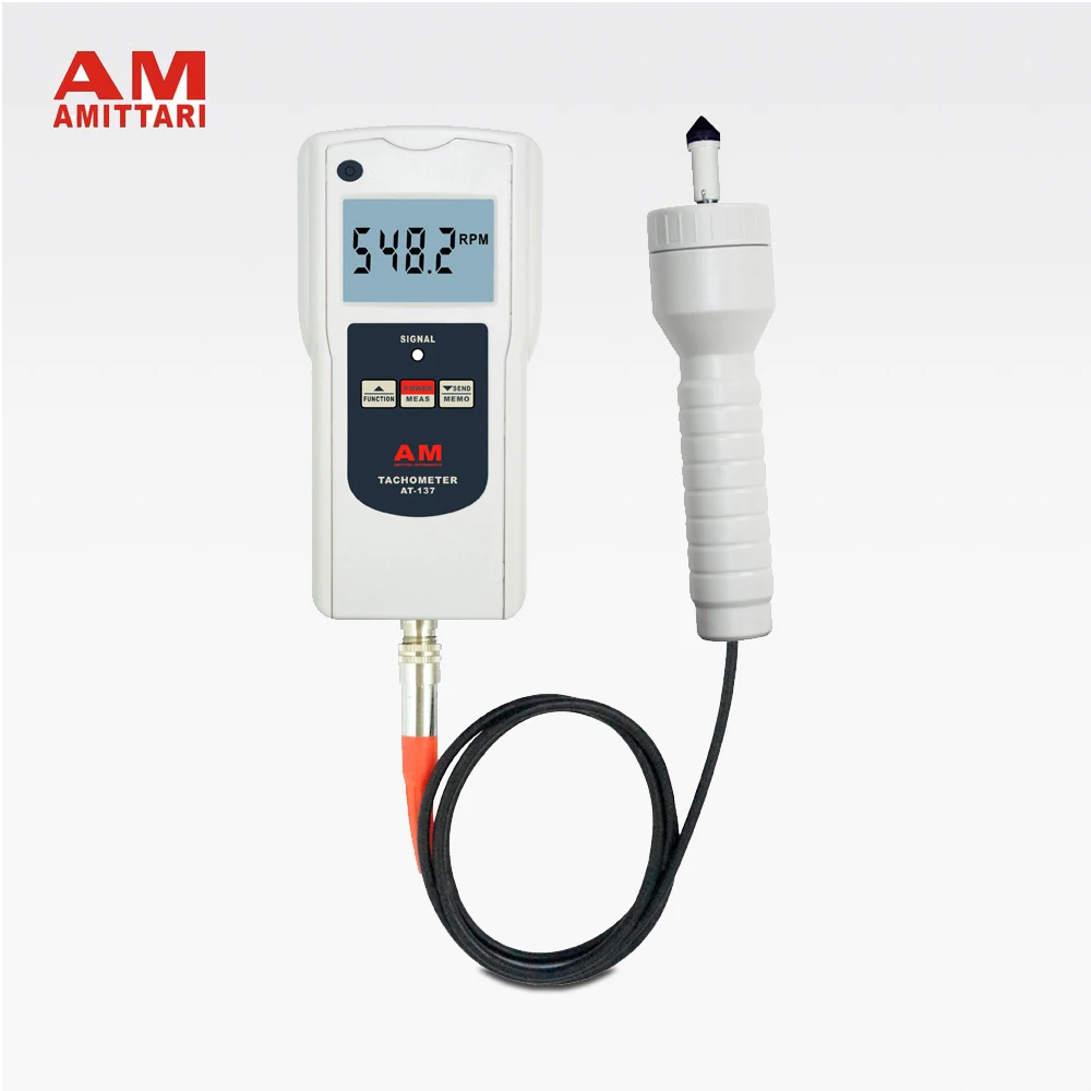 Brand Genuine AMITTARI Multifunction Intelligent Tachometer Rotative velocity Surface speed Frequency motor laser contact
Brand Genuine AMITTARI Multifunction Intelligent Tachometer Rotative velocity Surface speed Frequency motor laser contact