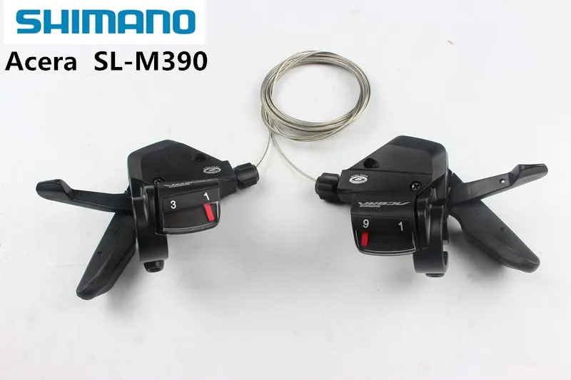 Shimano Acera M390 9 Скорость Шифтер триггер комплект SL-M390 3X9 Вт/внутренний кабель | Спорт и