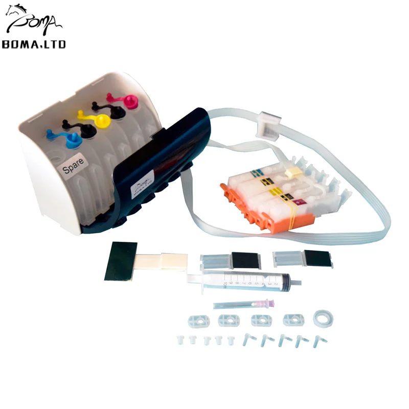 boma.ltd 5Color BCI350 BCI351 Continuous Ink Supply System ARC Chip For Canon PIXUS iP7230 MX923 IX6830 MG5430 MG5530 MG5630
boma.ltd 5Color BCI350 BCI351 Continuous Ink Supply System ARC Chip For Canon PIXUS iP7230 MX923 IX6830 MG5430 MG5530 MG5630