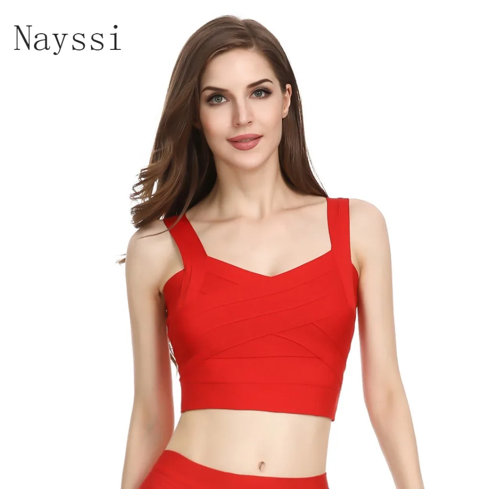 Nayssi 2019 Bandage Top Cheap Wholesale Women's New Fashion Spaghetti Strap Short Sexy Summer Party Crop
Nayssi 2019 Bandage Top Cheap Wholesale Women's New Fashion Spaghetti Strap Short Sexy Summer Party Crop