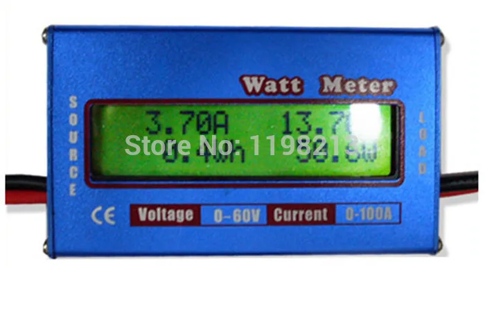 Цифровой Ватт метр тестер монитор Баланс напряжения батарея анализатор мощности