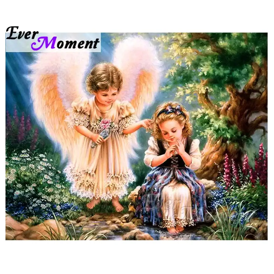 Ever Moment Diamond Painting Cross Stitch Angel Girl Mosaic Full Square Drills Rhinestone Home Decoration Artwork ASF1155
Ever Moment Diamond Painting Cross Stitch Angel Girl Mosaic Full Square Drills Rhinestone Home Decoration Artwork ASF1155