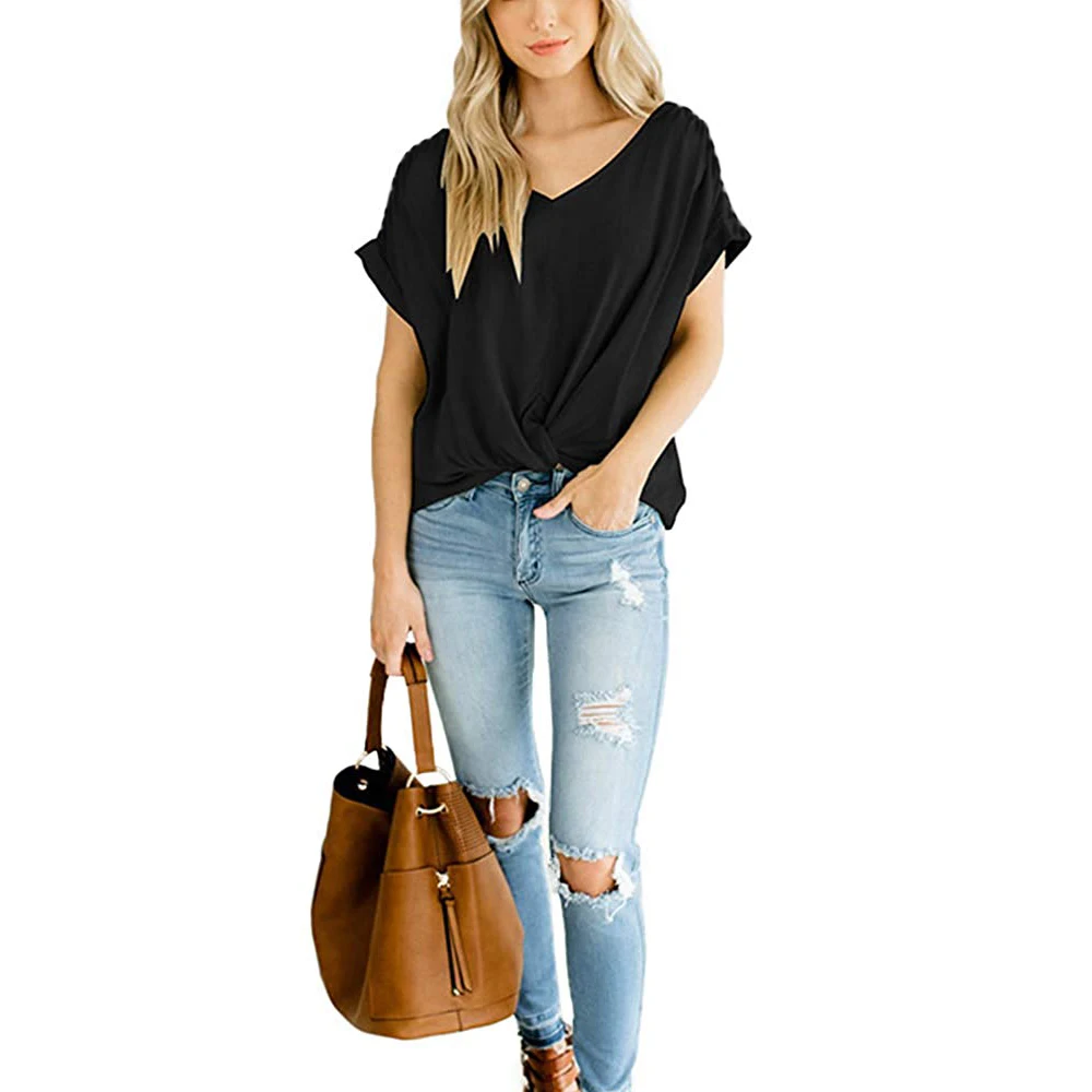 Повседневная Свободная плиссированная футболка с коротким рукавом «летучая мышь» и глубоким V-образным вырезом
Повседневная Свободная плиссированная футболка с коротким рукавом «летучая мышь» и глубоким V-образным вырезом