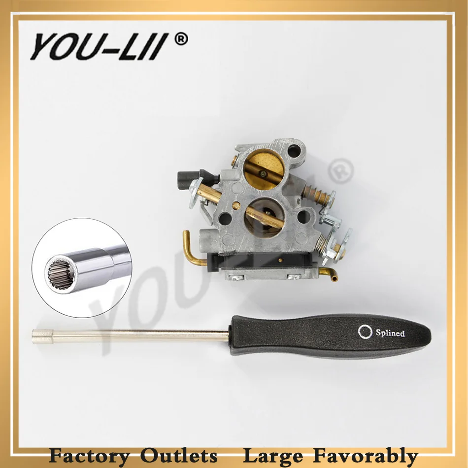 YOULII Carburetor For Husqvarna 235 240 235e 236 236e 240e Jonsared CS2238 CS2234 RedMax GZ380 574719402 with splined ScrewTool
YOULII Carburetor For Husqvarna 235 240 235e 236 236e 240e Jonsared CS2238 CS2234 RedMax GZ380 574719402 with splined ScrewTool