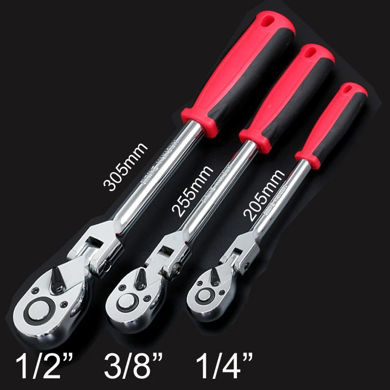 Гаечный ключ с трещоткой 1/4 дюйма 3/8 1/2 72 зубца|ratchet wrench|socket ratchet wrenchsocket spanner |