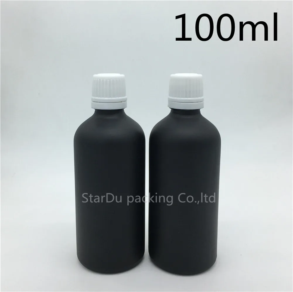 240pcs 100ML Black Frosted Glass Bottle 100ml Vials Essential Oil Bottle With White Plastic Cover Perfume Bottles
240pcs 100ML Black Frosted Glass Bottle 100ml Vials Essential Oil Bottle With White Plastic Cover Perfume Bottles