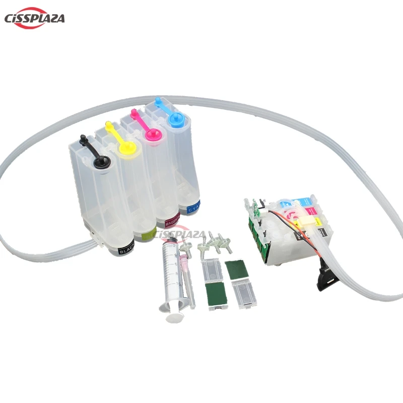 CISSPLAZA T1811 t1801 - T1814 Empty CISS compatible for epson XP102 XP202 XP205 XP302 XP305 XP402 XP405 printer with combo chip
CISSPLAZA T1811 t1801 - T1814 Empty CISS compatible for epson XP102 XP202 XP205 XP302 XP305 XP402 XP405 printer with combo chip