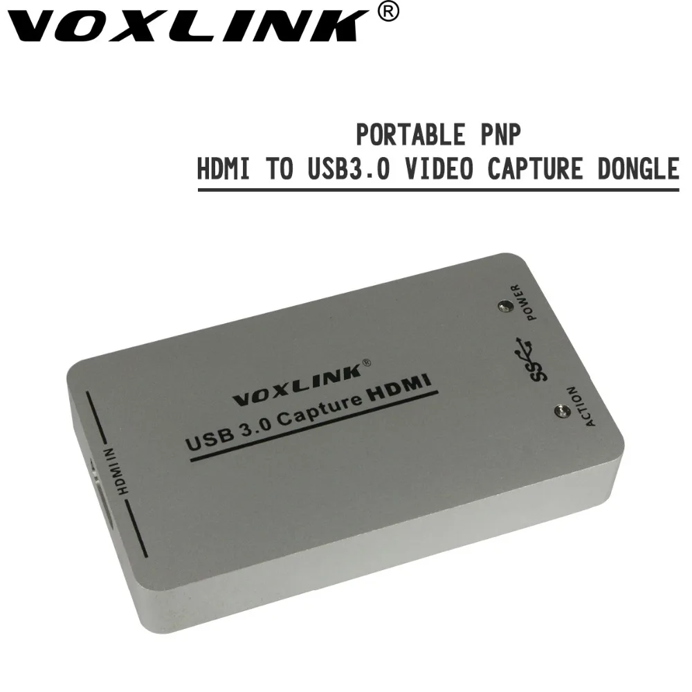 Фото Voxlinlk HDMI к USB 3.0 Video Capture Dongle 1080 P uac/UVC/HDCP аудио видео захвата ключа для PS3 DVD HDTV|video hdmi|hdmi