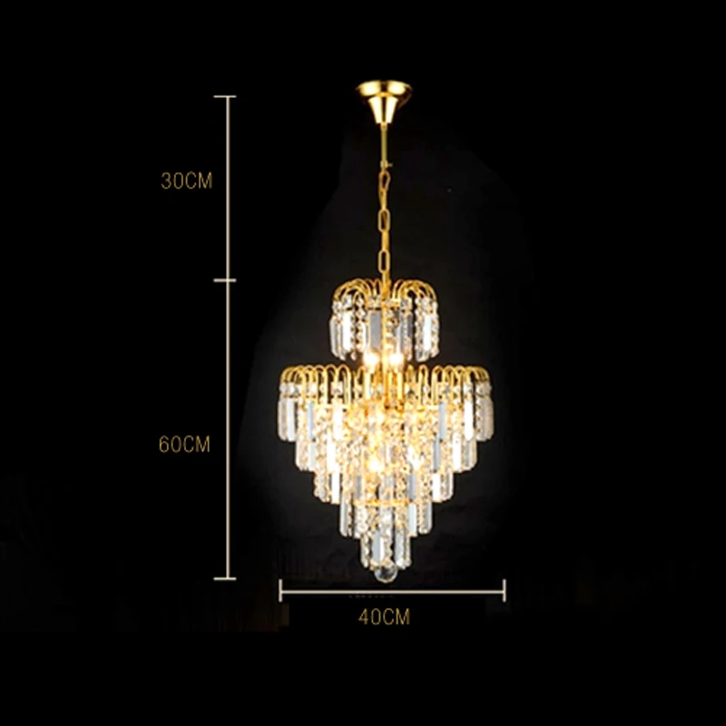 European luxury K9 crystal chandelier classic plating gold metal LED chandelier restaurant decoration E14 lighting
European luxury K9 crystal chandelier classic plating gold metal LED chandelier restaurant decoration E14 lighting