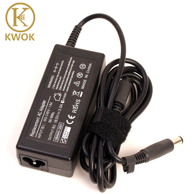 AC Laptop Adapter 18.5V 3.5A Power Supply For HP Pavilion DV3 DV4 DV5 DV6 DV7 G50 G3000 G5000 G6000 DV9000 CQ40
AC Laptop Adapter 18.5V 3.5A Power Supply For HP Pavilion DV3 DV4 DV5 DV6 DV7 G50 G3000 G5000 G6000 DV9000 CQ40