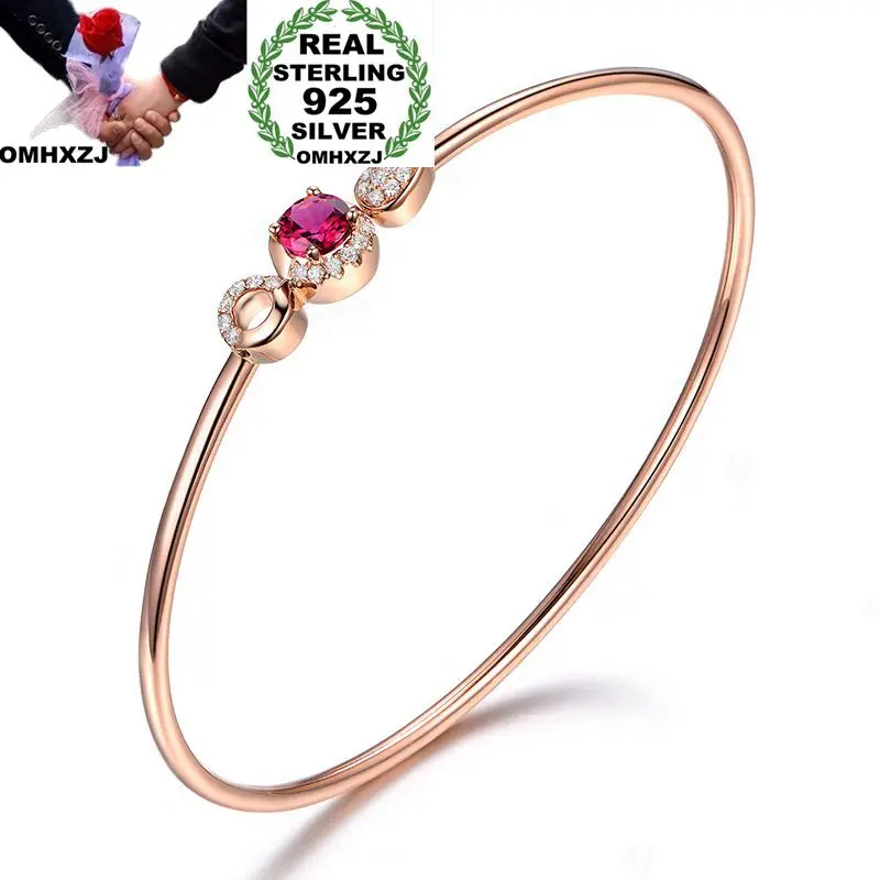 OMHXZJ Wholesale European Fashion Woman Girl Party Wedding Gift Rose Gold White AAA Zircon 925 Sterling Silver Cuff Bangle BA67
OMHXZJ Wholesale European Fashion Woman Girl Party Wedding Gift Rose Gold White AAA Zircon 925 Sterling Silver Cuff Bangle BA67