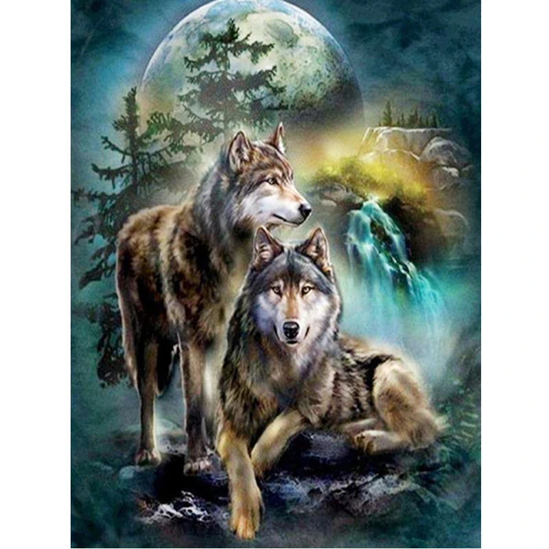 5d Diamond Painting Wolf King Couple Diy Diamond Embroidery Craft Painting Mosaic Gift Animal Diamond Wall Arts Decor
5d Diamond Painting Wolf King Couple Diy Diamond Embroidery Craft Painting Mosaic Gift Animal Diamond Wall Arts Decor