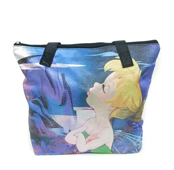 Fairies Tinker Bell Girls Woman Nylon Big Shoulder Bags Kids Shopping Bag For Children | Багаж и сумки