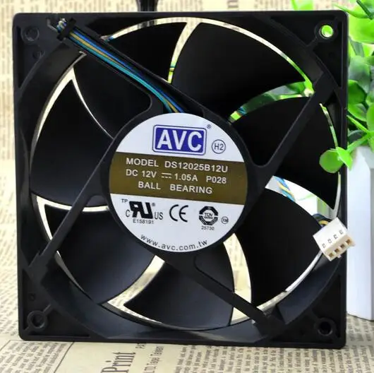Оригинальный AVC DS12025B12U 12 см 120*120*25 12 В а четырехконтактный умный ШИМ-вентилятор для регулировки скорости
Оригинальный AVC DS12025B12U 12 см 120*120*25 12 В а четырехконтактный умный ШИМ-вентилятор для регулировки скорости
