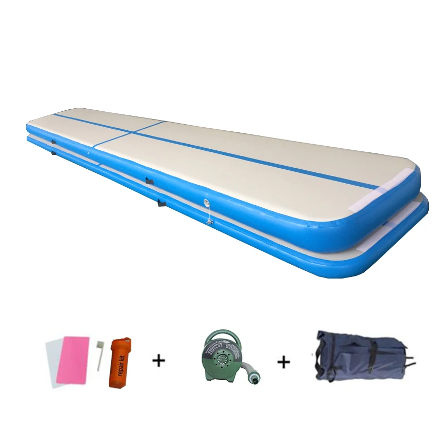6mx1mx20cm 19.7ft Inflatable Air Track Professional Tumbling Mat for Gymnastics Airtrack Floor Mats with Free Electric Air Pump
6mx1mx20cm 19.7ft Inflatable Air Track Professional Tumbling Mat for Gymnastics Airtrack Floor Mats with Free Electric Air Pump