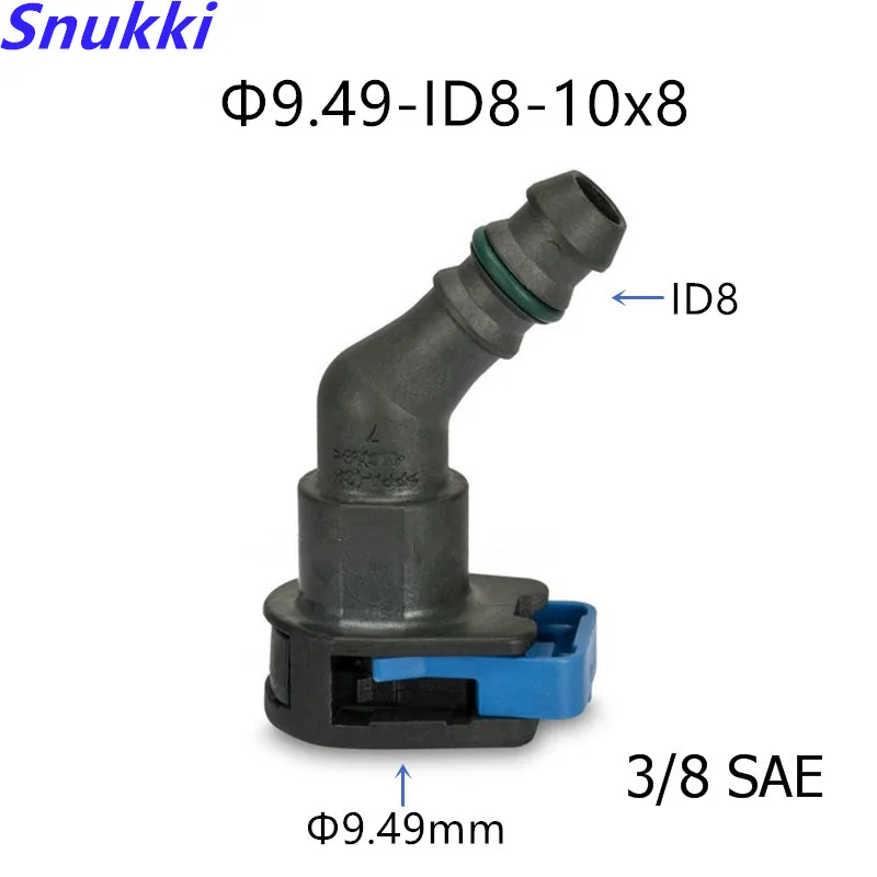 high quality 9.49mm ID8 135 45 degree SAE 3/8 Fuel pipe joint Fuel line quick connector for Ford Focus 2pcs a lot
high quality 9.49mm ID8 135 45 degree SAE 3/8 Fuel pipe joint Fuel line quick connector for Ford Focus 2pcs a lot