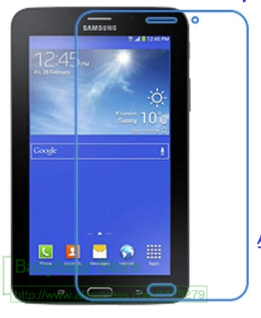 Фото Ультрапрозрачная/матовая глянцевая Защитная пленка для ЖК-экрана HD Samsung Galaxy Tab 3 V
