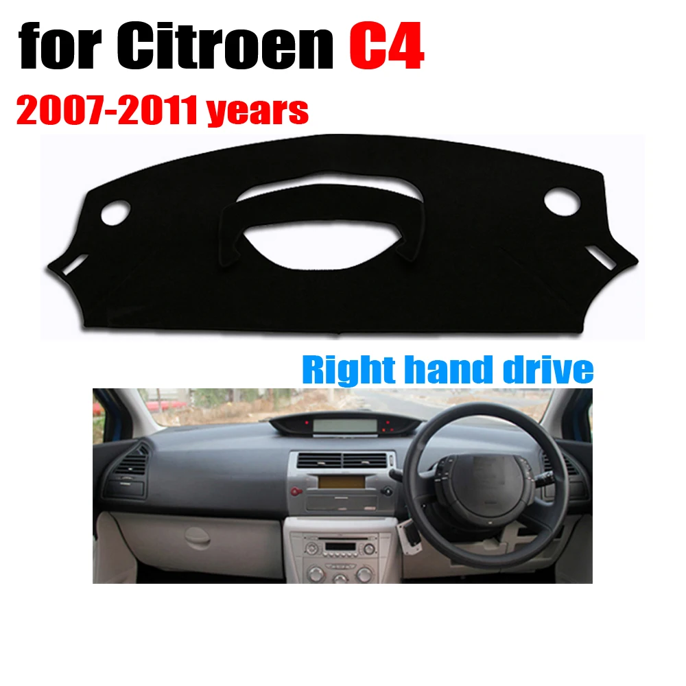 Коврик для приборной панели автомобиля, для Citroen old C4 2007-2011 года, правый руль, приборная панель, аксессуары для приборной панели
Коврик для приборной панели автомобиля, для Citroen old C4 2007-2011 года, правый руль, приборная панель, аксессуары для приборной панели