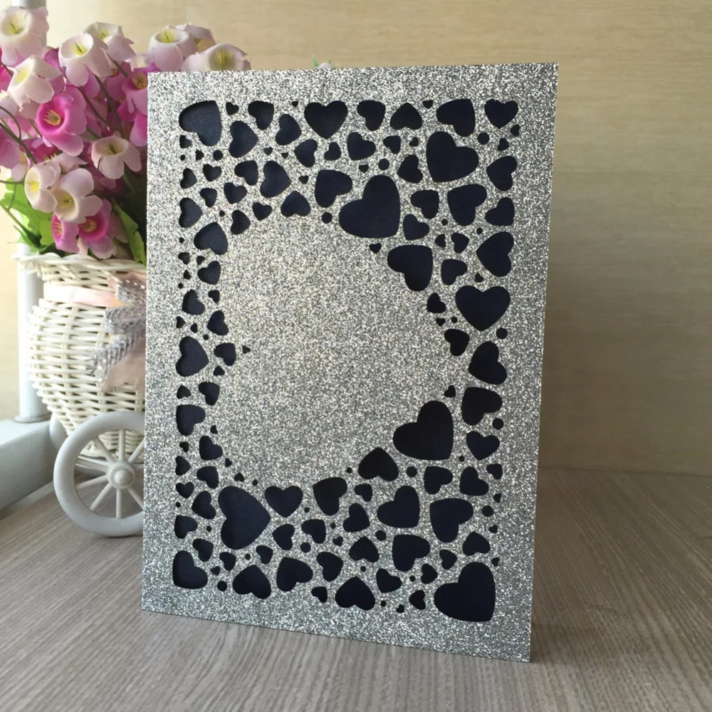 20pcs Laser Cut Wedding/Event Invitations Card Delicated Hollow out Heartwedding Invitation card Elegant wedding Card Invitation
20pcs Laser Cut Wedding/Event Invitations Card Delicated Hollow out Heartwedding Invitation card Elegant wedding Card Invitation