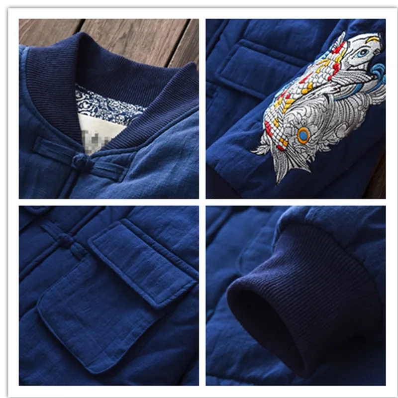 Hisenky Embroidery Jacket Women Winter Vintage Coat Cotton-Padded Parkas Chinese Style Cotton Linen Jackets Short Casual Outwear
Hisenky Embroidery Jacket Women Winter Vintage Coat Cotton-Padded Parkas Chinese Style Cotton Linen Jackets Short Casual Outwear