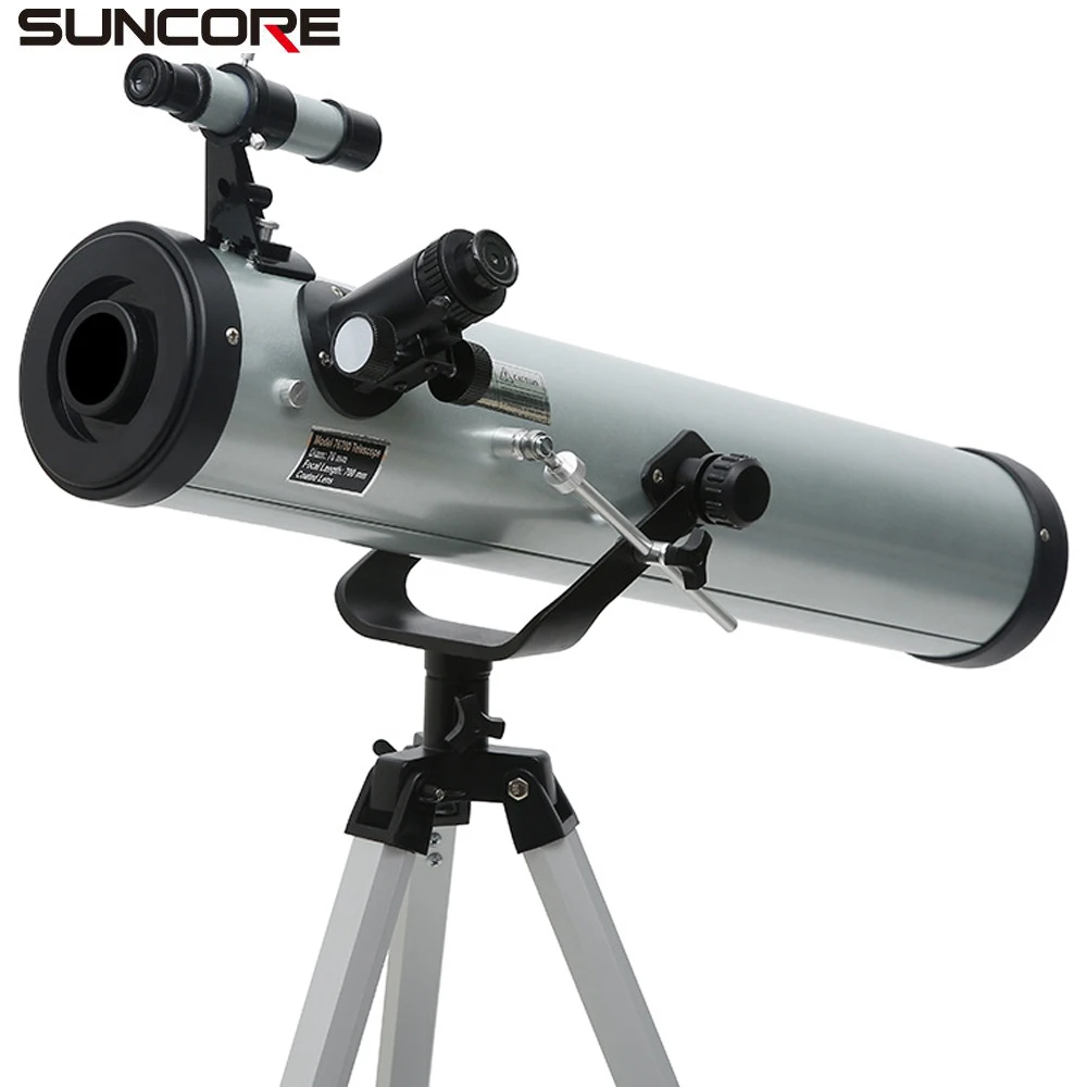SUNCORE-76mm diameter reflection telescope, 76mm aperture outdoor astronomical telescope
SUNCORE-76mm diameter reflection telescope, 76mm aperture outdoor astronomical telescope