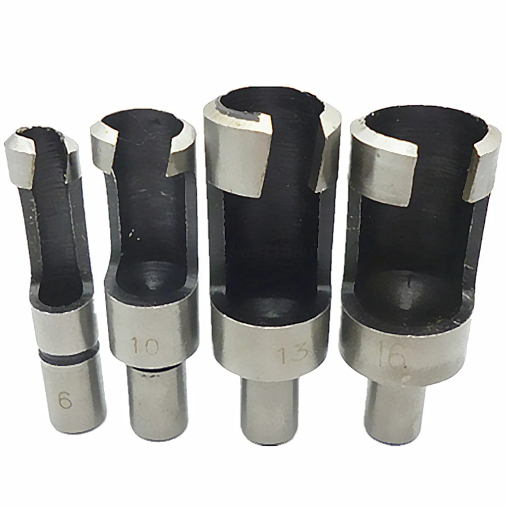 4pcs Wood Plug Cutter Cutting Woodworking Power Tool Drill Bit Set 6mm 10mm 13mm 16mm Woodwork Cork Drill Bit Cutting Tools DIY
4pcs Wood Plug Cutter Cutting Woodworking Power Tool Drill Bit Set 6mm 10mm 13mm 16mm Woodwork Cork Drill Bit Cutting Tools DIY
