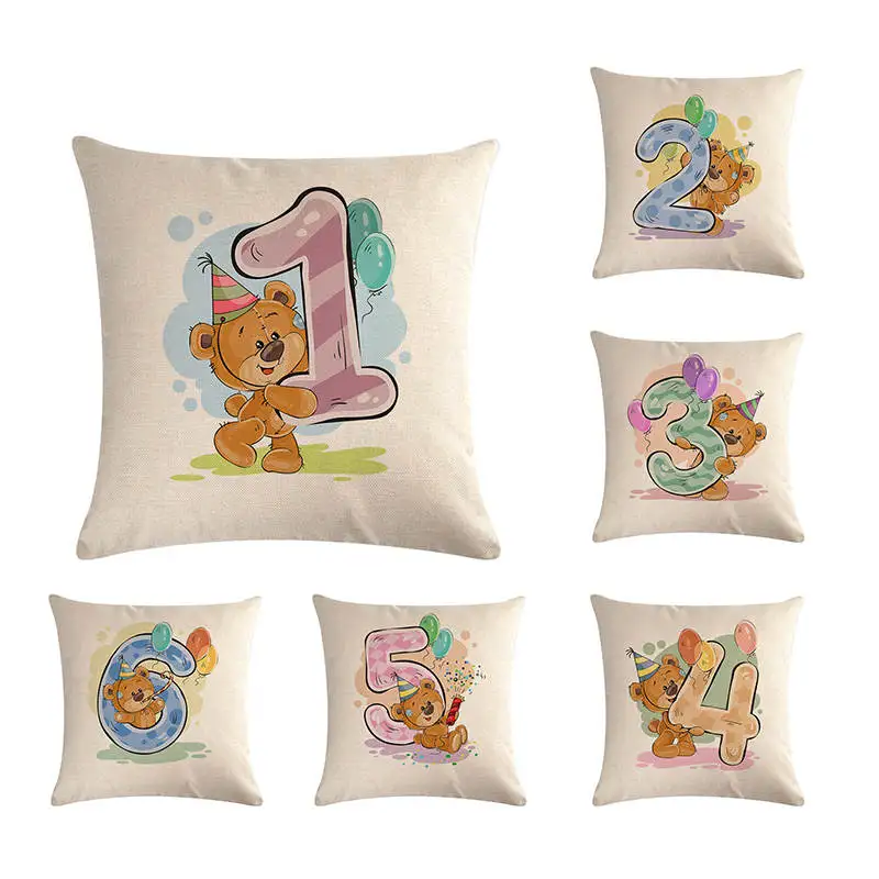 45x45 см чехол для подушки с изображением медведя, диванные подушки, украшения с изображением меньшего символа для дома, наволочка, квадратная...
45x45 см чехол для подушки с изображением медведя, диванные подушки, украшения с изображением меньшего символа для дома, наволочка, квадратная...