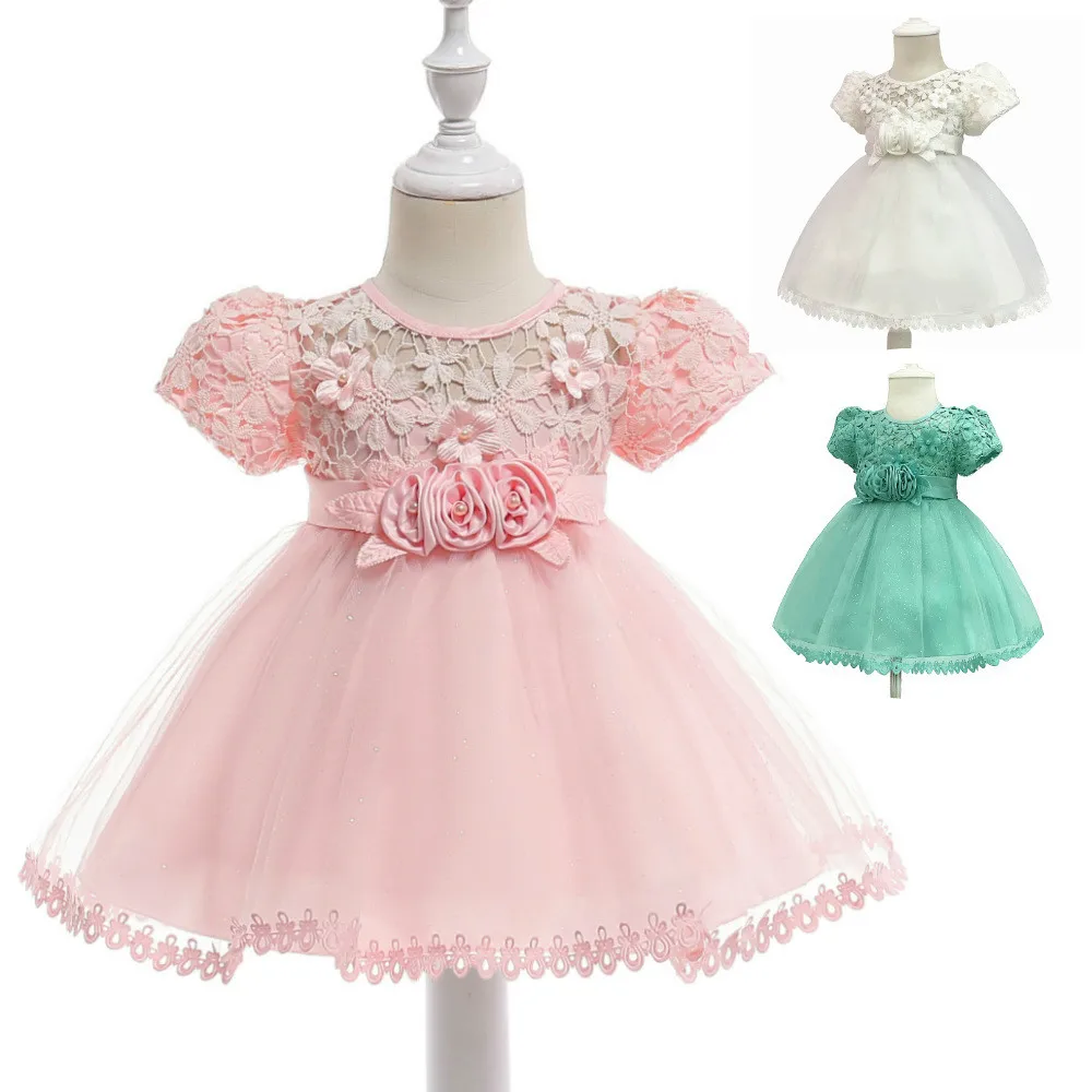 Newborn Girls Christening Dresses 3D Flower Bodice Tulle Party Birthday Dress Baby Children Baptism Dresses
Newborn Girls Christening Dresses 3D Flower Bodice Tulle Party Birthday Dress Baby Children Baptism Dresses