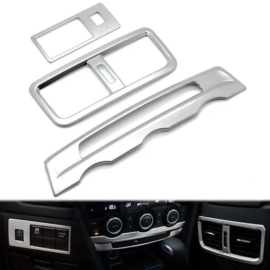 3x Side Switch Center Console Rear Air Vent Outlet Frame Trim Cover Fit For Mazda 6 Atenza
3x Side Switch Center Console Rear Air Vent Outlet Frame Trim Cover Fit For Mazda 6 Atenza