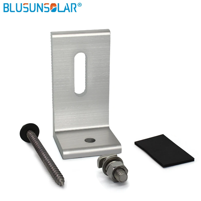 High Quality L-type Panel Mounting bracket Solar End Clamp 100% Aluminum Solar Clamp for Framed Module
High Quality L-type Panel Mounting bracket Solar End Clamp 100% Aluminum Solar Clamp for Framed Module