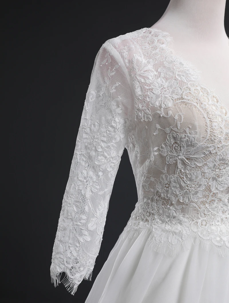 Luxury New Style Sexy Sweep Train Back Backless Lace Embroidery Long Sleeves Wedding Dress Bridal Bride Dresses
Luxury New Style Sexy Sweep Train Back Backless Lace Embroidery Long Sleeves Wedding Dress Bridal Bride Dresses