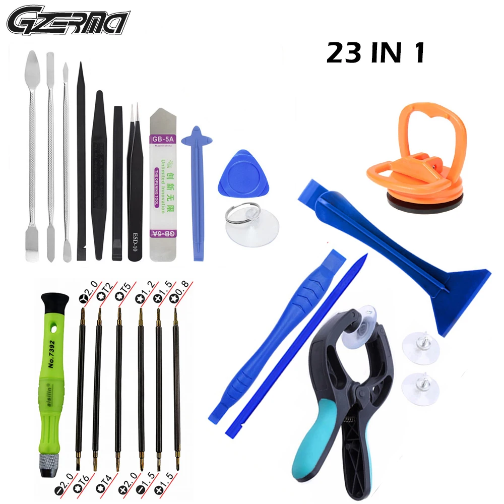 GZERMA 23 in 1 Multi Precision Screwdriver Set Phone Repair Tools Sets for Apple iPhone Mac Screen Opening Tools Hand Tools Kit
GZERMA 23 in 1 Multi Precision Screwdriver Set Phone Repair Tools Sets for Apple iPhone Mac Screen Opening Tools Hand Tools Kit