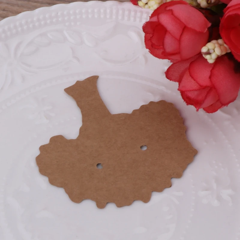 100 Pcs/Bag Kraft Paper Jewelry Packing Earrings Display Tags Cards Tree Cat Ear
100 Pcs/Bag Kraft Paper Jewelry Packing Earrings Display Tags Cards Tree Cat Ear