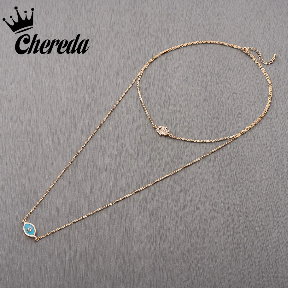 Chereda 2018 New Fashion Gold Silver Eye Layered Necklace For Women Charm Choker Pendant
Chereda 2018 New Fashion Gold Silver Eye Layered Necklace For Women Charm Choker Pendant